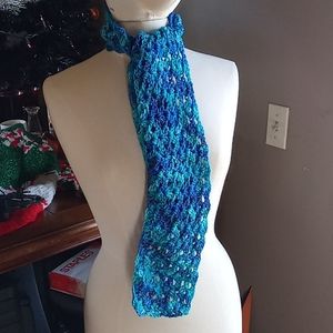 Hand crochet scarf